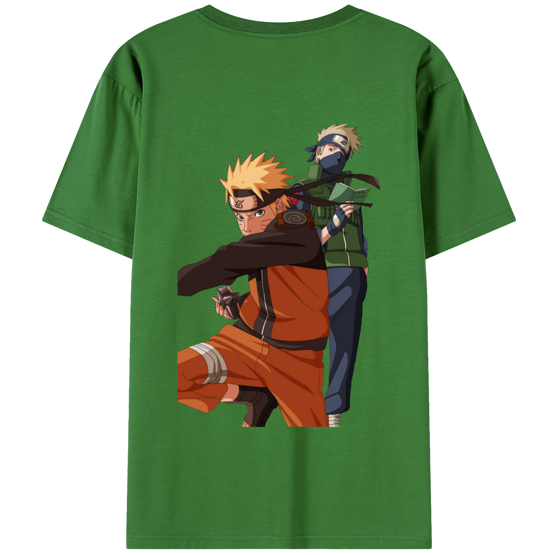 （画像用） NARUTO -ナルト- うずまき ナルト Uzumaki Naruto レディース半袖Tシャツ(バックプリント)